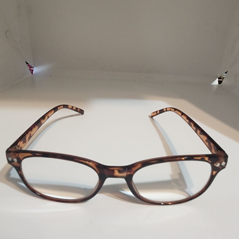Perry Ellis Brown Tortoiseshell Prescription Glasses Frames - Picture 3 of 6